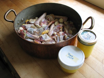 ho_rondeau Cooking our own food from ingredients we raised ourselves is a sort of sacrament no amount of purchased "gourmet" food can offer.