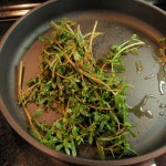 Purslane-Garlic-Saute